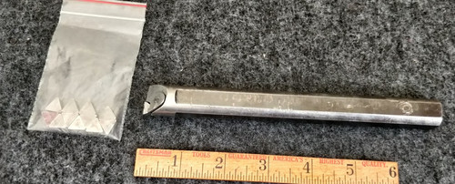 CRITERION INDEXABLE BORING BAR 3/4" SHANK #TF-68B  + CARBIDE INSERTS
