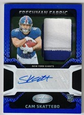 CAM SKATTEBO - 2025 Certified Blue Rookie Patch Auto /20 - COLOR MATCH - RPA RC