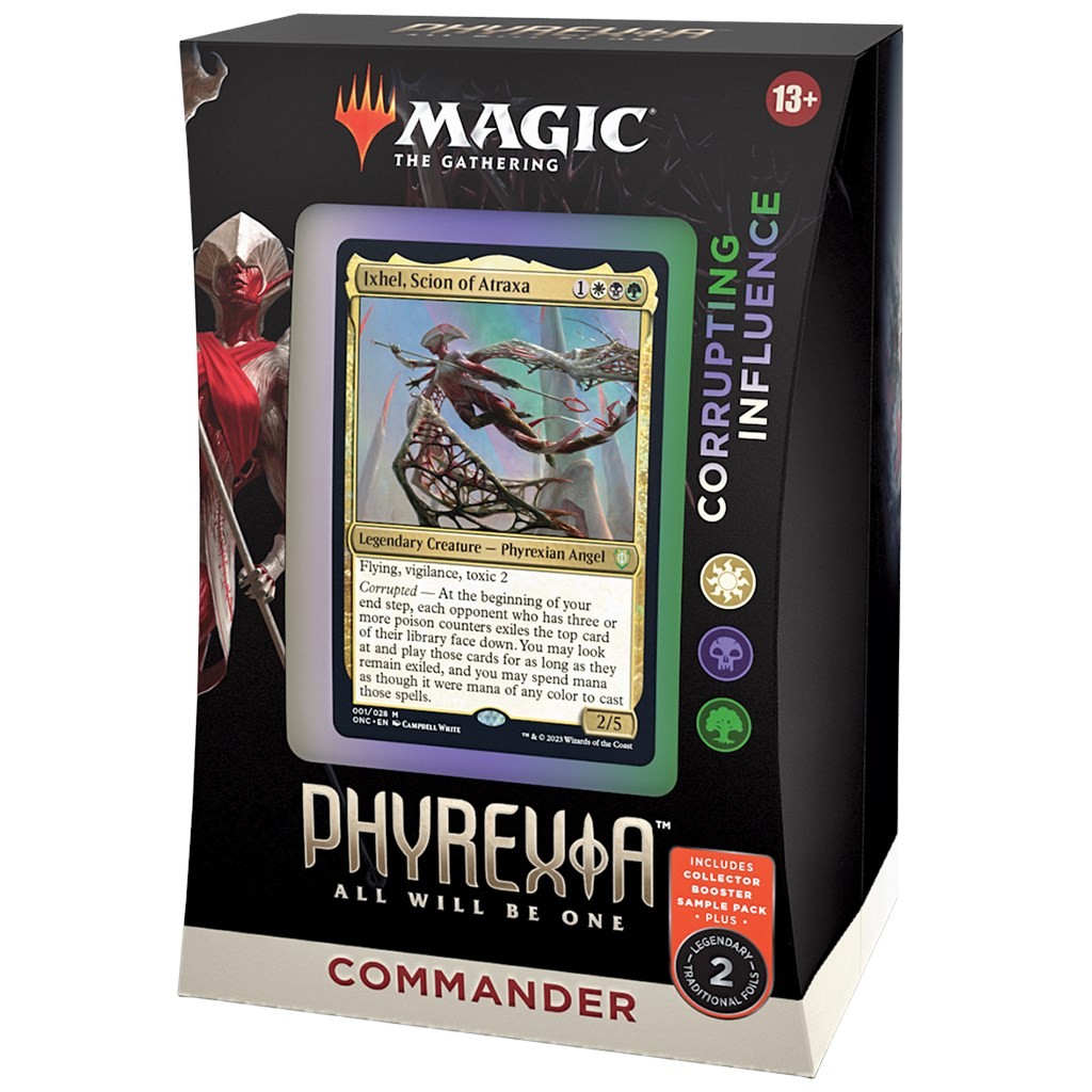 Baraja Phyrexia: All Will Be One Commander - Influencia corruptora - Comandante:...