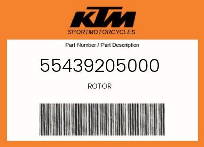 KTM Genuine Rotor - 55439205000