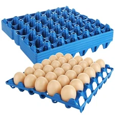 12PCS Plastic Egg Trays Egg Crates Plastic Eggs Cartons Plastic Egg Flats Sta...