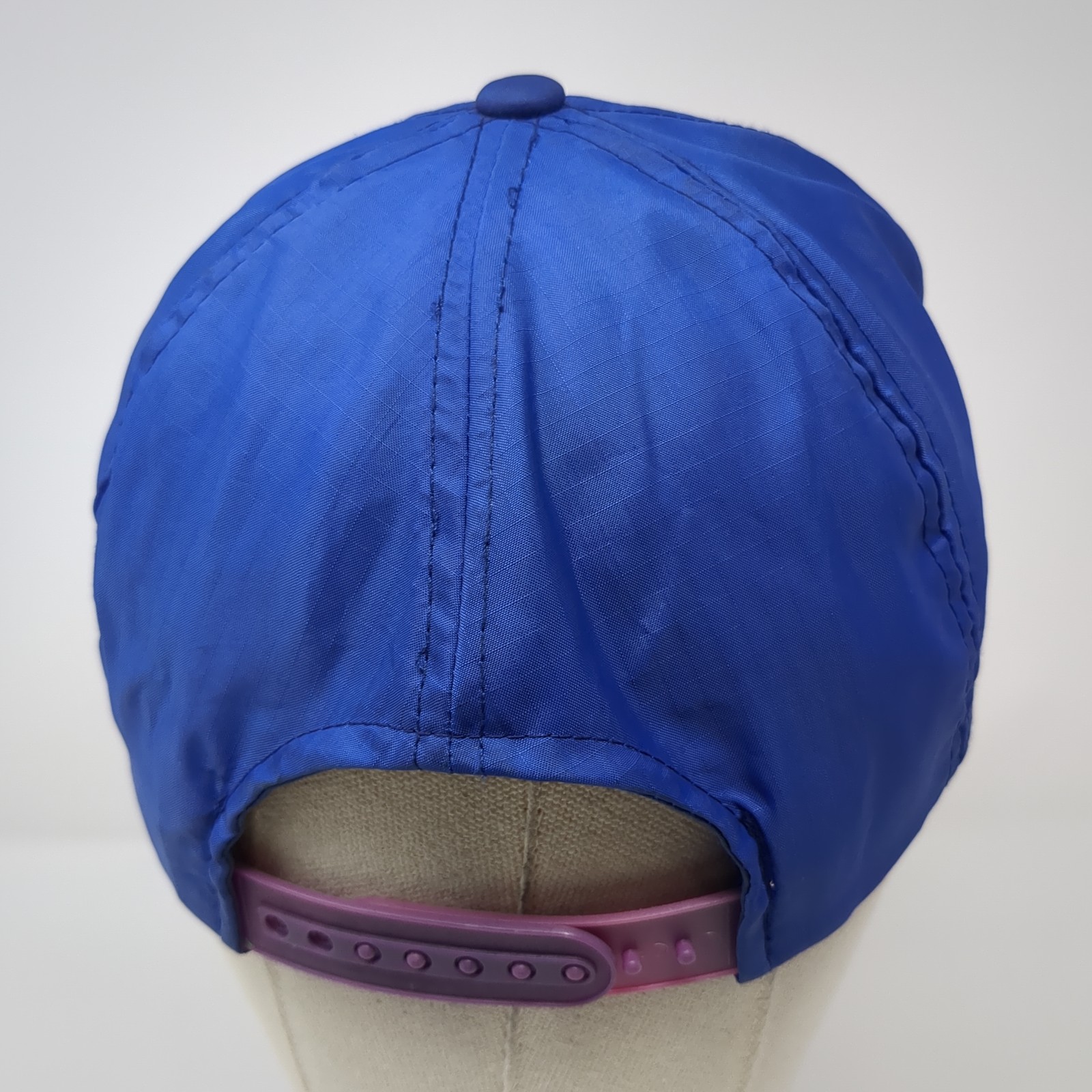 Unbranded Snapback Hat Solid Blue One Size Adjust… - image 6