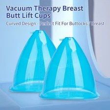Blue Breast Enhance Butt Lift Cups For Vacuum Therapy Breast Enlargement Machine