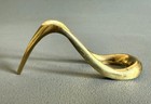 Carl Aubock MCM Brass Pipe Holder High Heel Shoe Design Handmade Brass Vintage — photo 8