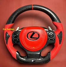 Real Carbon Fiber Steering Wheel For Lexus Isf Is200250 300350 2014-2024 Real Carbon Fiber Steering Wheel For Lexus Isf Is200250 300350 2014-2024