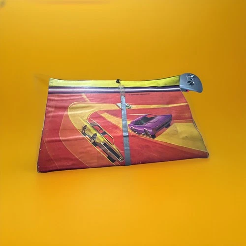 Vintage Hot Wheels Redline 48 Car Collector's Case Adjustable Yellow USA 1969