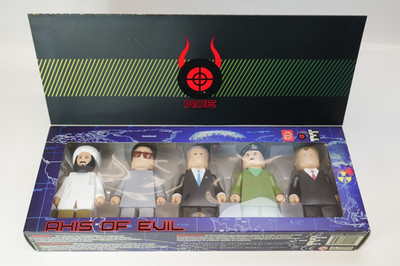 Super Rad Toys  Axis of Evil  Set by Plasticgod   Collectible Vinyl Figures x5