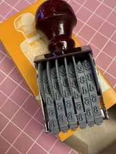 Vintage TANN Co. Numbering Stamp