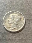 1921 Mercury Dime F-VF condition RARE low mintage