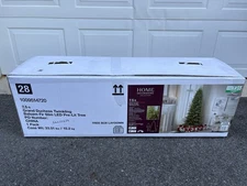 7.5 ft. Pre-Lit Slim Grand Duchess Twinkling Balsam Fir Christmas Tree T25 NEW