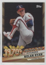 2020 Topps Decades Best Chrome Pitchers Gold Refractor 22/50 Nolan Ryan HOF e8a