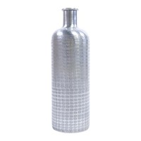 INNA-Glas Dekoflasche Magdalina, Silber, 46Cm, Ø13Cm