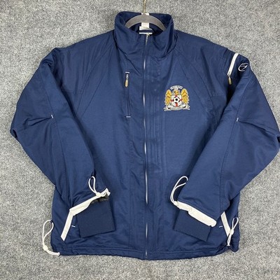 Xara Soccer Jacket Mens Medium Navy Full Zip Athletic Track Sportswear