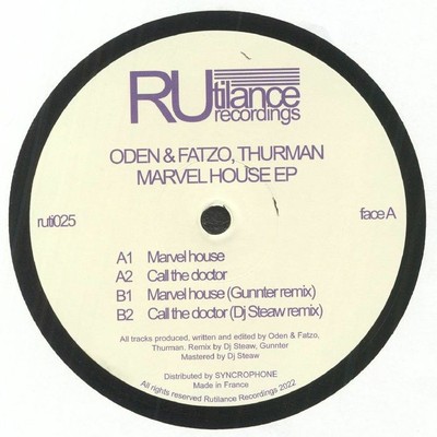 ODEN & FATZO/THURMAN - Marvel House - Vinyl (12'')