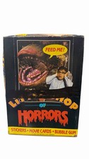 1986 Topps Little Shop Of Horrors Box 36 Unopened Packs