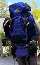 Kelty Backpack Redcloud 5400 Hiking Internal Frame 8+ Pockets Lid Fanny Pack