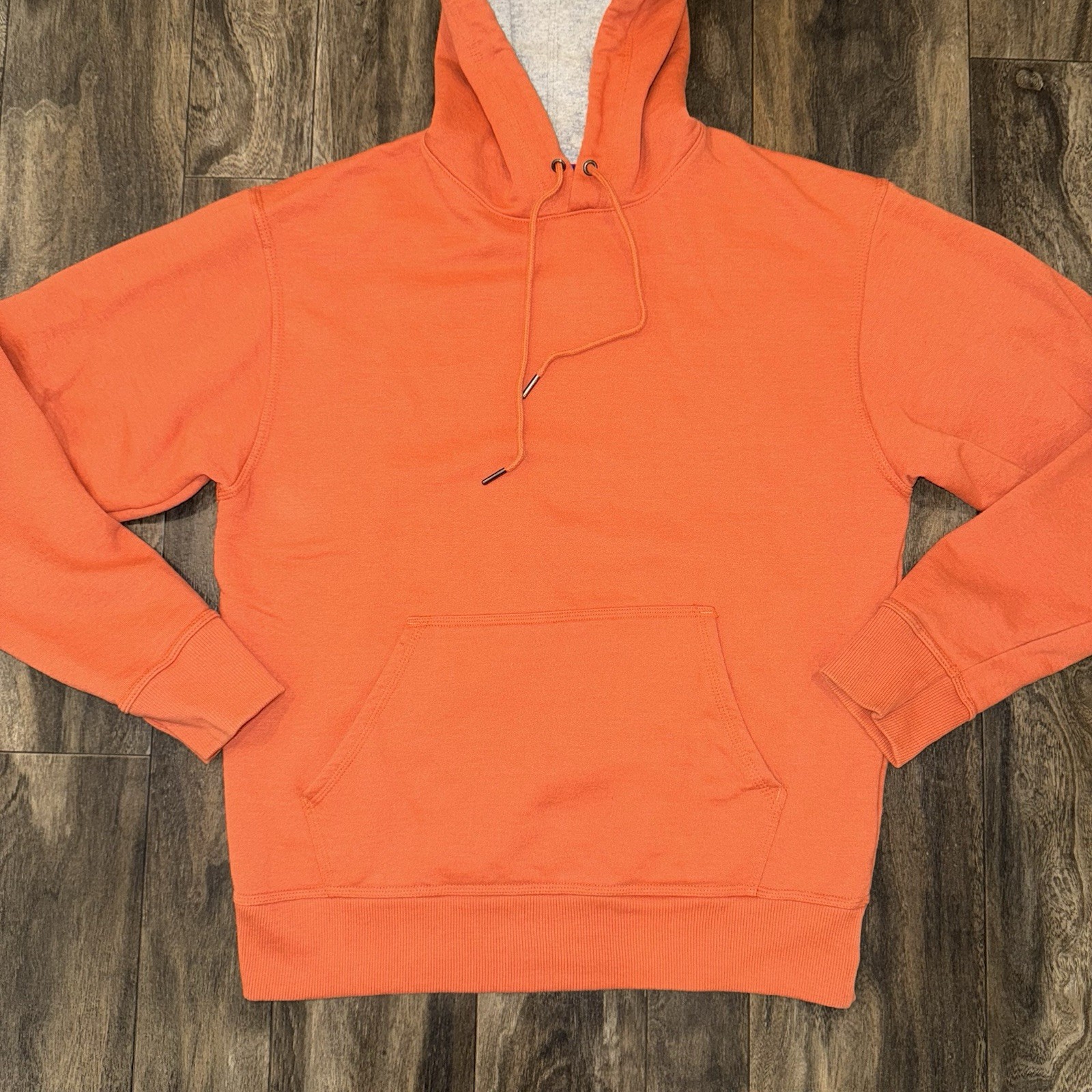 Champion Basic Orange Athletic Pullover Hoodie Me… - image 5