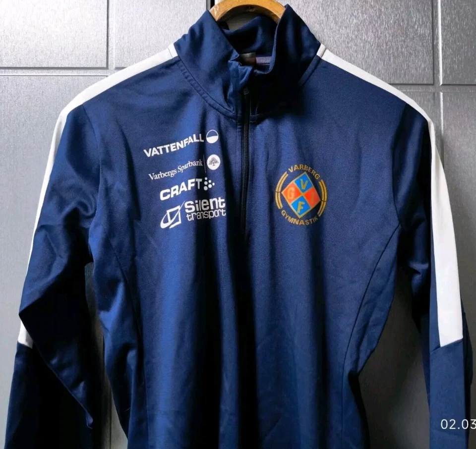 Chaqueta de Pista Varberg Gymnastik Vintage Artesanal Mujer Talla M Foto 3 de 4