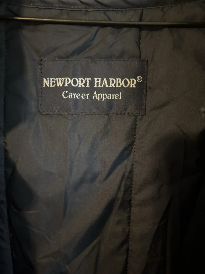 Длинное мужское пальто Newport Harbor Career Appear темно-синее. Размер 48 L - Изображение 4 из 4
