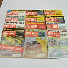 1971 HOT ROD MAGAZINE 12 ISSUES FULL COMPLETE YEAR RACING CARS MUSCLE CUSTOM