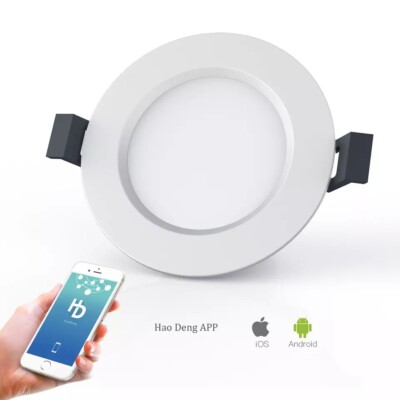 5W 3-inch BLUETOOTH RGB led Intelligent Celling Lights; 2700k-6500k