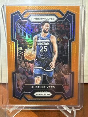 2023-24 Panini Prizm Austin Rivers #278 Orange Prizm 45/49