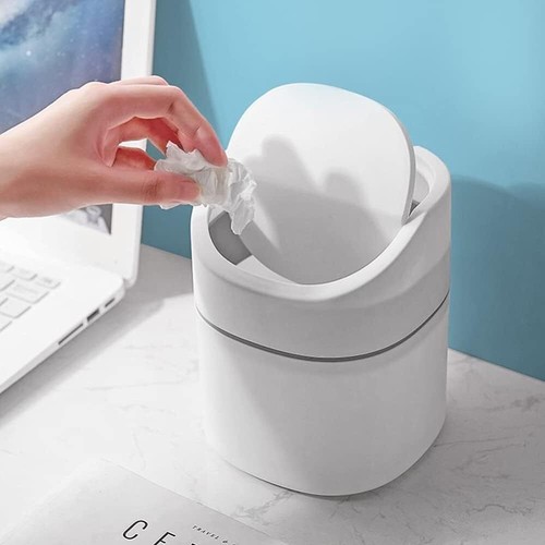 Mini-Desktop-Katzenstreu-Mülleimer, kleiner Tisch-Mülleimer tragbarer Müllei - Bild 8 von 15