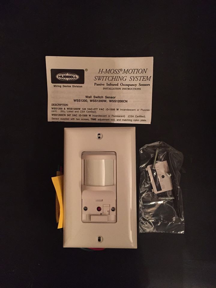 Hubbell Occupancy Sensors H Moss Hubbell AD2000W22 Wall Switch,