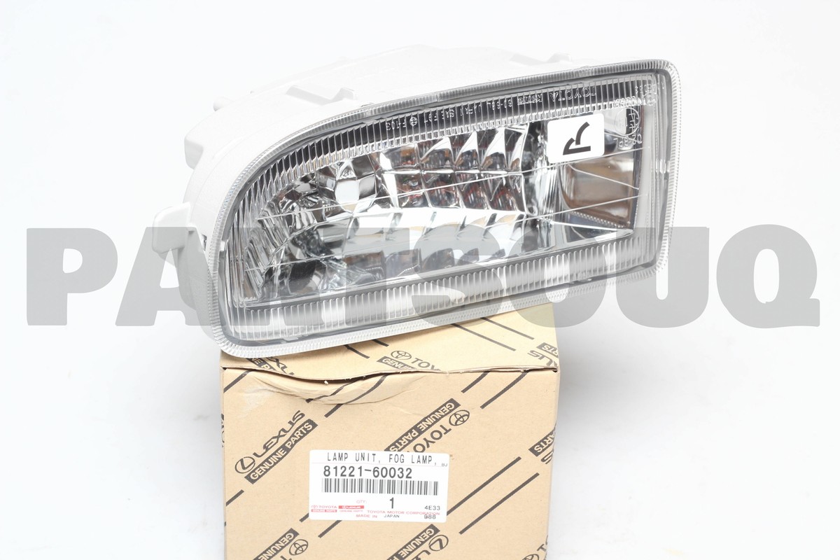 8122160032 Genuine Toyota LAMP UNIT, FOG LAMP, LH 81221