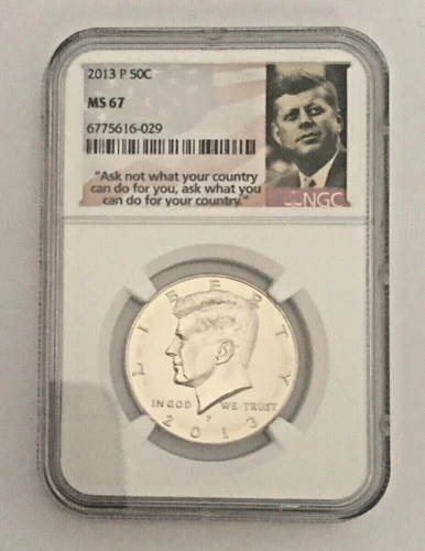 2013 P  Kennedy Half Dollar NGC MS67