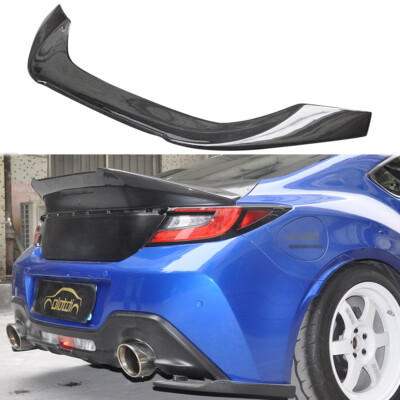 FOR 2022UP SUBARU BRZ ZD8 ZN8 TOYOTA GR86 CARBON FIBER REAR TRUNK SPOILER WING 