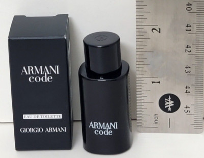 ARMANI CODE EAU DE TOILETTE 0.23 fl oz by GIORGIO ARMANI (MINIATURE SPLASH MEN)