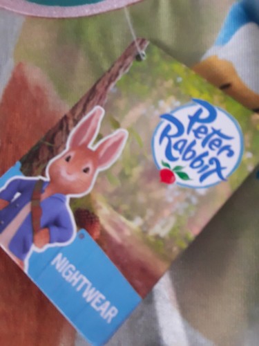 Peter Rabbit Boys Girls Size 3-4 yrs Pyjamas Licensed Small make Pjs New Tag - Picture 11 of 15