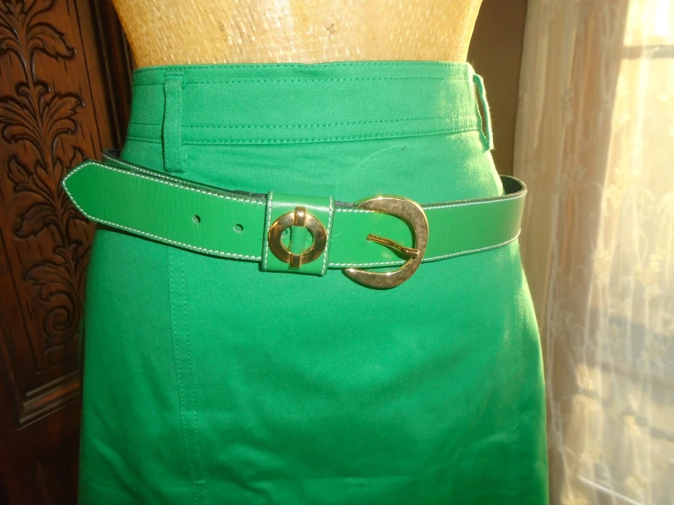 Mondi Sport Verde Chaqueta Falda Traje Escada Talla 42 Hecho en Alemania Y2K Foto 4 de 4