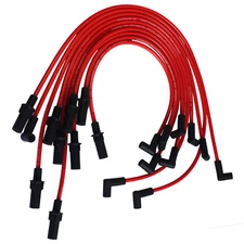 SPARK PLUG WIRES SET JDMSPEED RED FOR Dodge 1500 2500 3500 TRUCK VAN 1990-2003