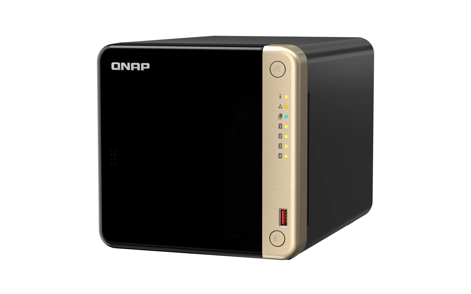 QNAP TS-464-8G-US 4 Bay High-Performance Desktop NAS with Intel Celeron Quad-...