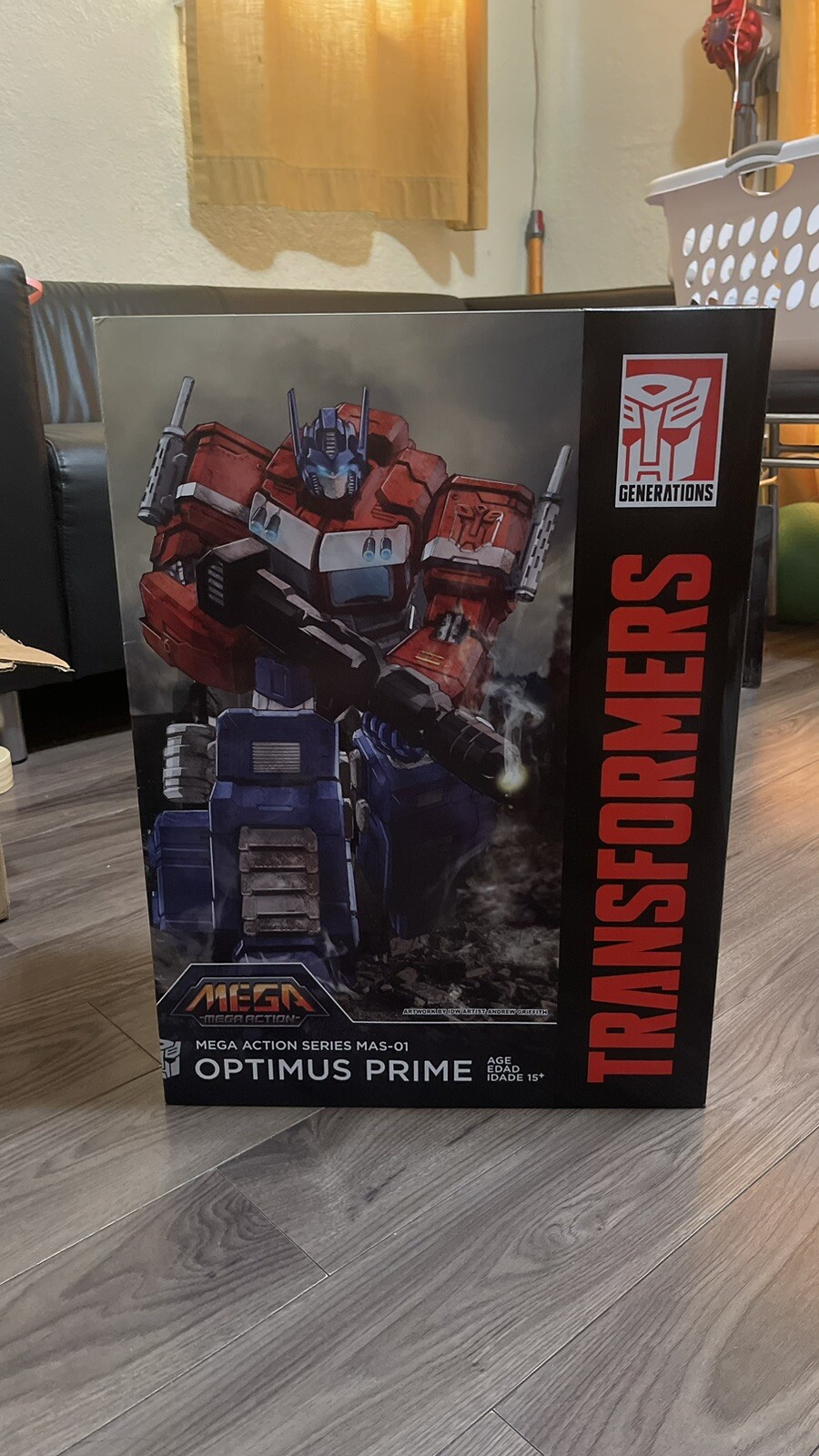 MAS-01 Hasbro Optimus Prime Mega 18" Transformers Toys Action Figure