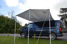 Campervan Caravan Awning sun canopy by WILD EARTH DELUX SET 2.4 x 3m MEDIUM GREY