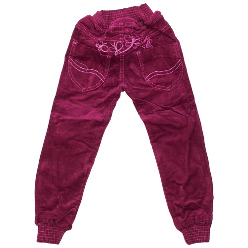 Pantalones de cordón lindos para niños y niñas pantalones de cordón pantalones para niños pantalones de tela pantalones cálidos - Imagen 9 de 10