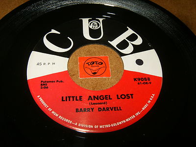 BARRY DARVELL - LITTLE ANGEL LOST - FOUNTAIN OF LOVE - LISTEN - TEEN POPCORN