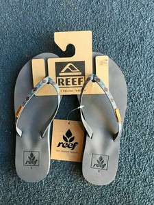reef slim ginger flip flops