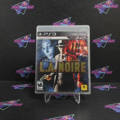 L.A. Noire PS3 PlayStation 3 Complete - 1 Year Warranty VG