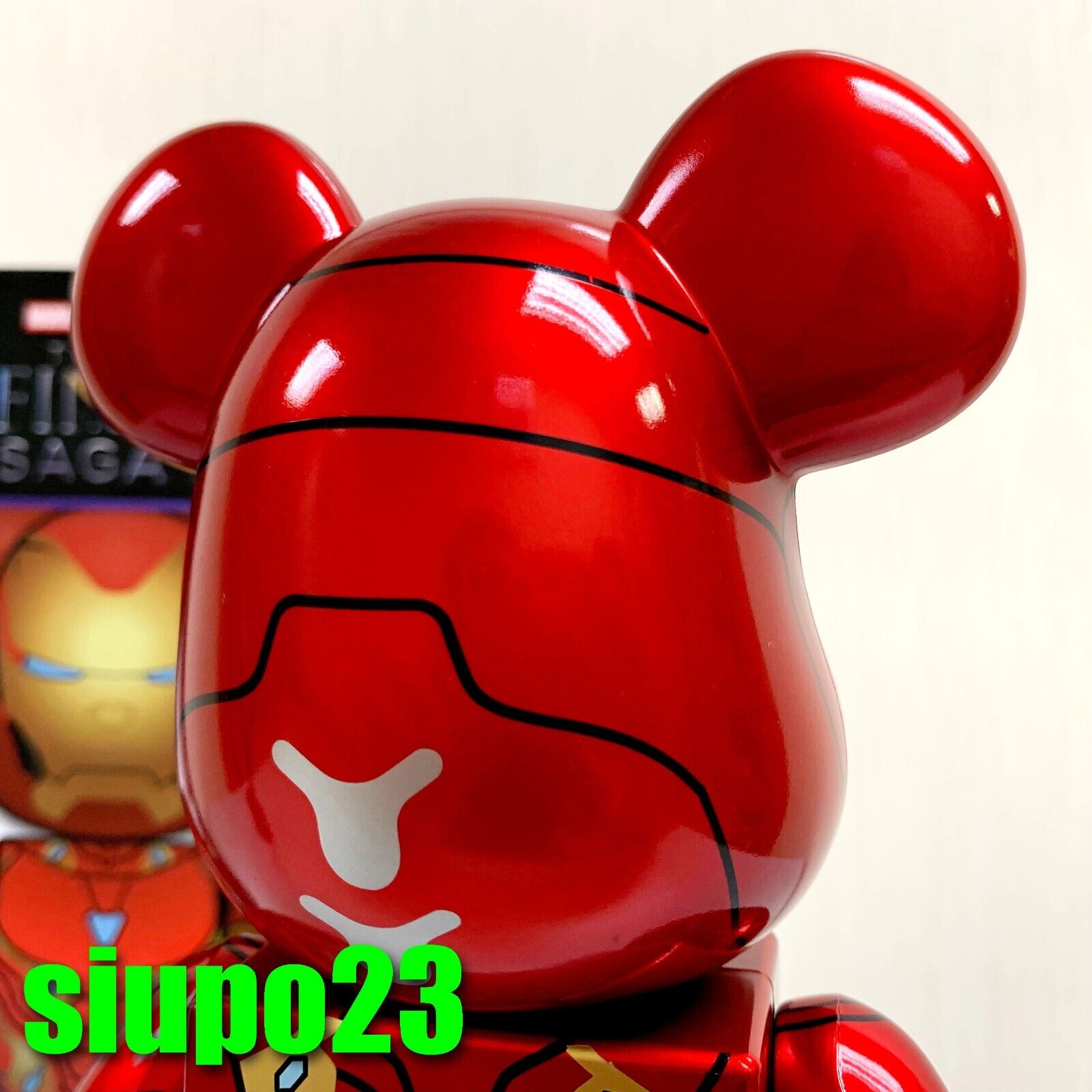 Medicom 400% + 100% Bearbrick ~ Marvel Infinity Saga Ironman Be