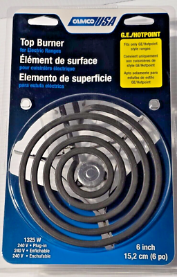 #ad #ad Camco 00103 Top Burner 6quot; Inch Electric Stove GE and Hotpoint Range Plug In $10.62