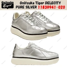 Onitsuka Tiger DELECITY PURE SILVER 1183B941-020 Unisex Size