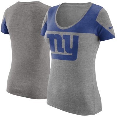 NEW Nike Heathered Gray New York Giants Champ Drive 2 Tri-Blend T-Shirt Size S