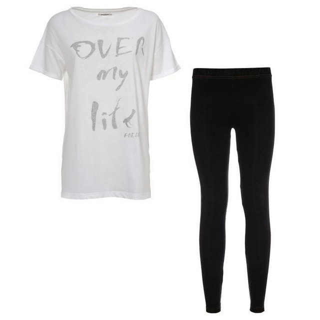 t shirt lunga per leggings