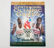 Centennial Olympic Games Atlanta 1996 Official Commemorative Book Souvenir
