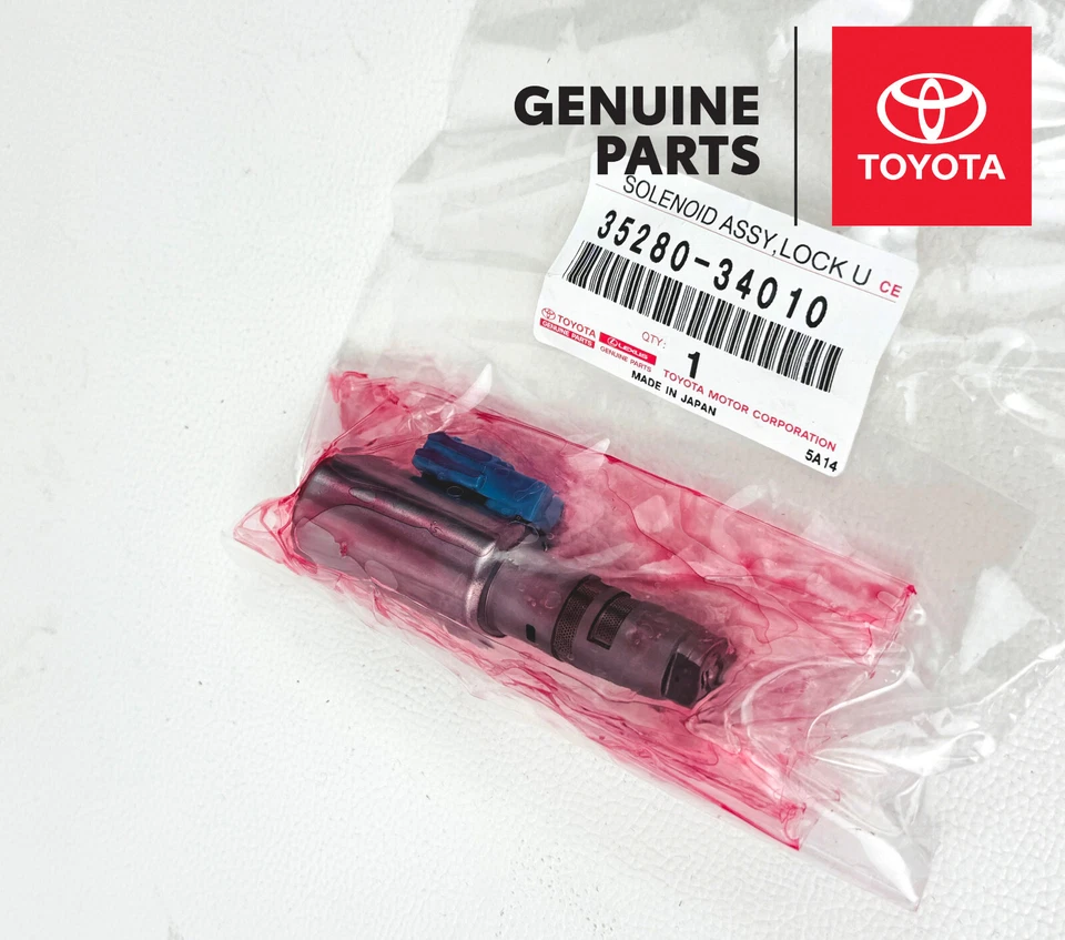 35280-34010 toyota land cruiser tundra lexus gx lx Lock Up Control Solenoid NEW - Imagem 3 de 4