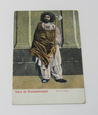 c1910 Postcard Freedom From Constantinople Turkey Howling Dervish Muslim RARE